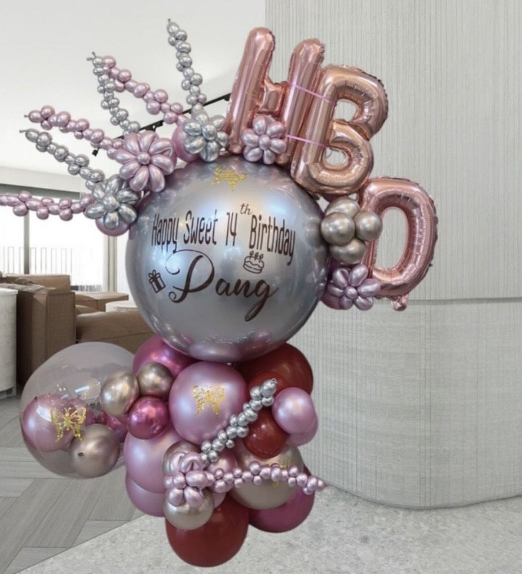 ช่อตัวอักษร — ผลงาน BalloonCircle